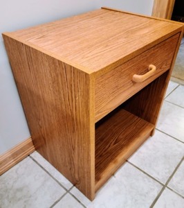 lot 54 image: Wooden Nightstand