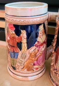 lot 62 image: Set of Vintage Beer Steins