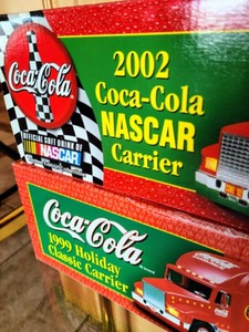 lot 81 image: Pair of Coca-Cola NASCAR Model Cars