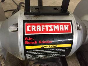 lot 181 image: Craftsman 8 Inch Bench Grinder