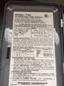 lot 170 image: Intermatic 24 Hour Dial Time Wall Mount Switch