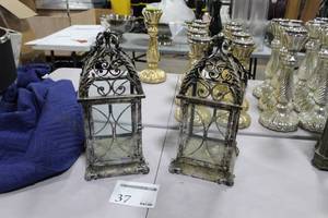 Lot of (2) Lantern Table Dcor 19