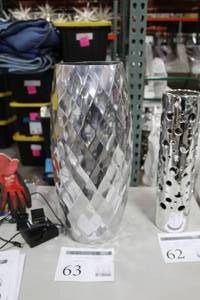 Decorative Metal Vase 18-12 Silver