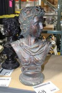 Roman Male Bust Table Dcor 19-12