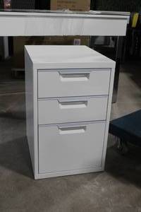 Metal File Cabinet 3-Drawer with Casters