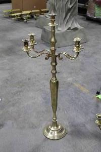 Lot of (7) Candleholder 5-candle 41 Gold