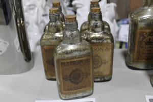 Lot of (5) Maison de Monde Decorative Bottles 7-12