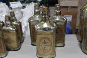 Lot of (3) D La Blanc 1829 Bordeaux No. 23 Decorative Bottles 9