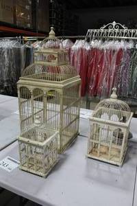 Lot of (3) Bird Cages - 14, 20, 35
