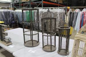 Lot of (3) Bird Cages - 26, 34, 46