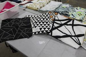 Lot of (28) Pillow Cases 20x20 BlackWhite
