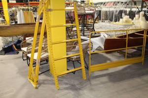 Werner Steel Rolling Scaffold 6 SRS-72 (new) - Uprights (x2), Sides (x2), Platform (x1), Casters (x4), Safety Rail (x1)