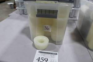 Lot of (36) Wax Candle Base 2-14 Ivory