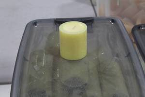 Lot of (44) Candle 3 Ivory