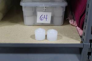 Lot of (97) Candle 1-12 White