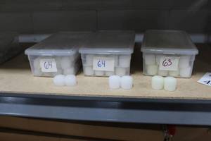 Lot of (191) Candles 1-12Dx1-12H - Ivory (x63), White (x128)
