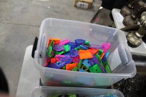 Lot of Plastic Toys Multi-Color - Sunglasses, Cassette Tapes