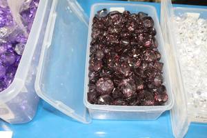 Lot of Plastic Gems Smokey
