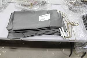 Lot of (6) Tablecloths 90D Grey
