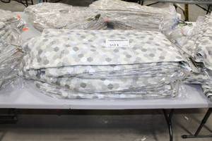 Lot of (10) Tablecloths 132D GreyWhite