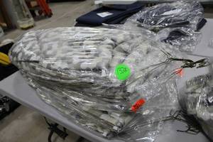 Lot of (10) Tablecloths 132D GreyWhite