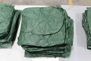Lot of (10) Kwik Covers 30D Table Covers ReusableDisposable Green