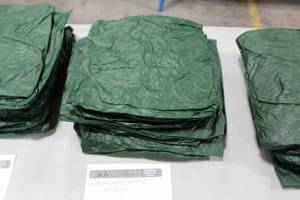 Lot of (10) Kwik Covers 30D Table Covers ReusableDisposable Green