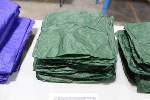 Lot of (10) Kwik Covers 30D Table Covers ReusableDisposable Green