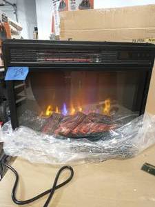 Electric fireplace insert