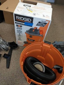 RIDGID 12 Gal. 5.0-Peak HP NXT WetDry Shop Vacuum with Filter, Hose and Accessories