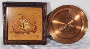 lot 53 image: Collection of 3 Viking Ships
