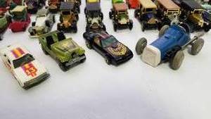 lot 120 image: Schuco Micro Racer plus Collection of Vintage Toy Cars