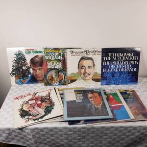 lot 79 image: Collection of Vintage Holiday Christmas Records