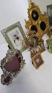 lot 185 image: Collection of 10 Picture Frames  Jeweled and Ornate