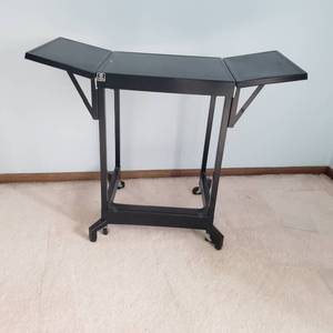 lot 52 image: Black Metal Typewriter Cart