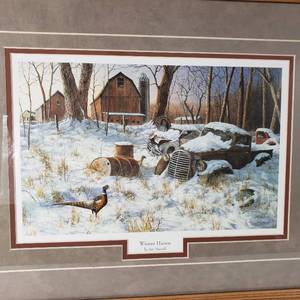 lot 130 image: WINTER HAVEN Framed Print by Jim Hansel