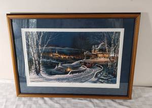 lot 135 image: FAMILY TRADITIONS Framed Print by Terry Redlin