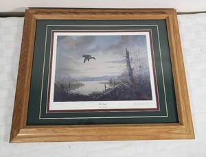 lot 133 image: Les Kouba Framed Print THE SINGLE, signed and numbered