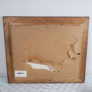 lot 152 image: Barb Halverson Signed Oil Painting Abandoned Barn