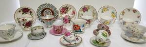 lot 104 image: Collection of 14 Cup and Saucers
