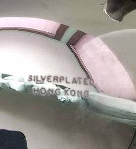 lot 109 image: 5 Piece Silverplate Tea Service, Hong Kong
