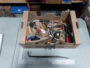 Crow Bar, Square & Other Assorted Hand Tools