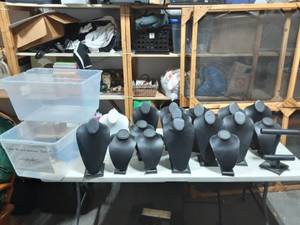 Necklace Manequins Includes 2-Bins
