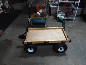 L.L. Bean Wooden Wagon With Pneumatic Tires