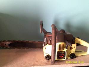 poulan woodshark chainsaw model 197...