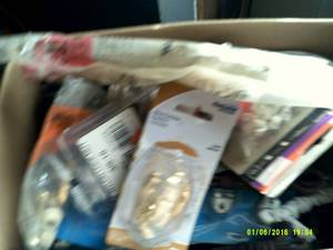 box of misc holders and clamps ...