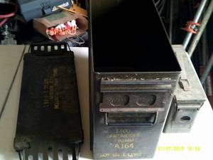 2 vintage ammo boxs one big one sma...