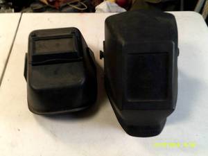2 welding helmets ...