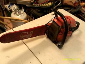 husqvarna chainsaw with compression...