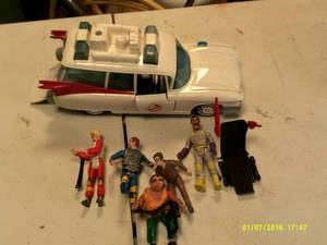 vintage ghost buster car with the p...